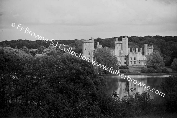 DROMOLAND CASTLE   NORTH FRONT FROM LAKE
